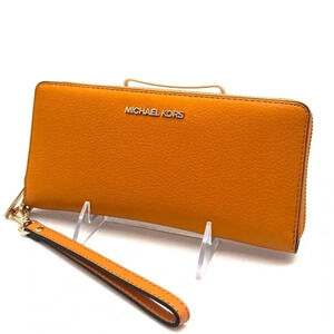 Michael Kors Large Continental Wallet Wristlet Cider